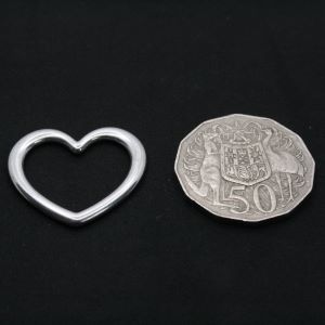Large Heart Linking Ring