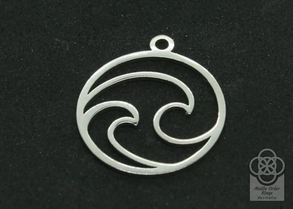 Double Wave Charms & Pendants