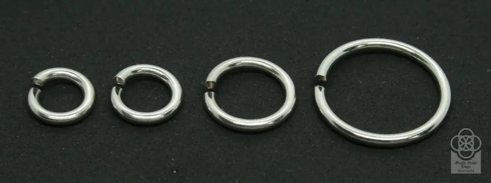 Jump Rings - 14 AWG - (1.6mm W.D.) - Maille Order Rings Australia