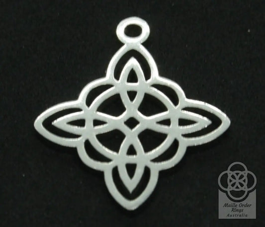 4 Pointed Celtic Knot Charms & Pendants