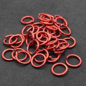 Anodised Aluminium Jump Rings - 14 AWG - (1.6mm W.D.)