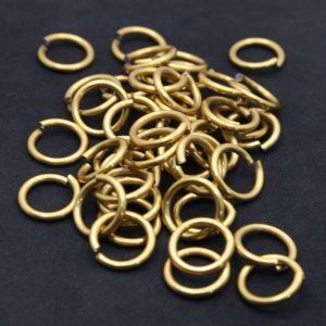 Anodised Aluminium Jump Rings - 14 AWG - (1.6mm W.D.)