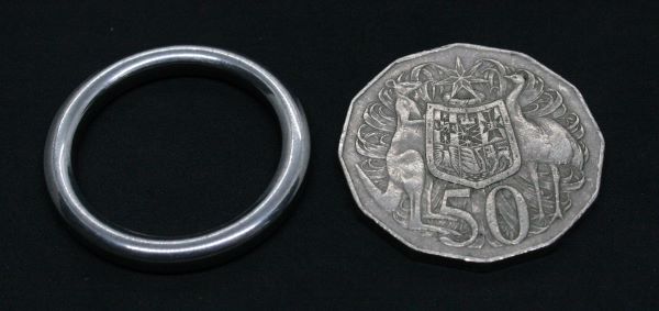 Large Welded Stainless Steel Ring – Maille Order Rings Australia