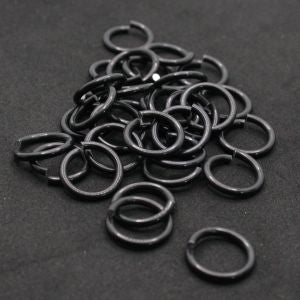 Anodised Aluminium Jump Rings - 14 AWG - (1.6mm W.D.)