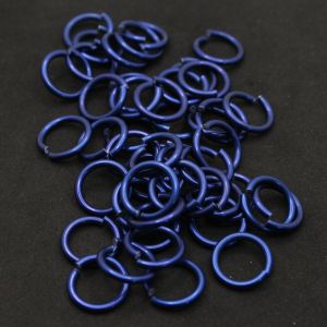 Anodised Aluminium Jump Rings - 14 AWG - (1.6mm W.D.)