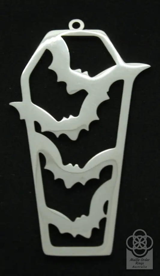 Coffin With Bats Charms & Pendants