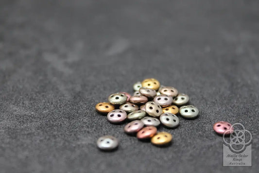 Czech Glass Quadralentil & Quadratile Beads - Maille Order Rings Australia