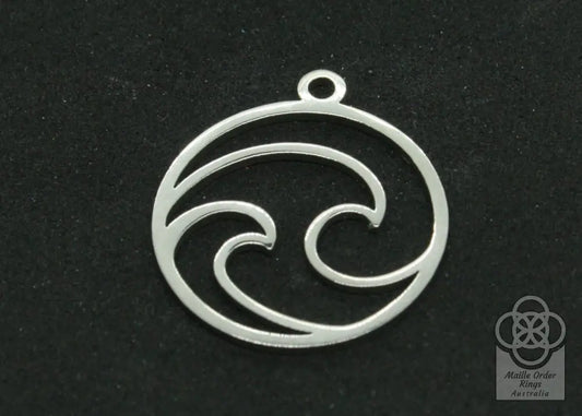 Double Wave Charms & Pendants