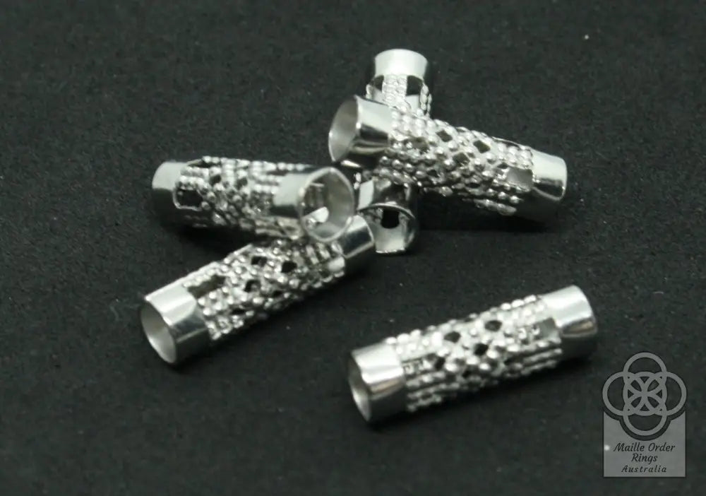 Post Order Rings Stainless Steel Filigree Column Spacer – Maille Order Rings Australia