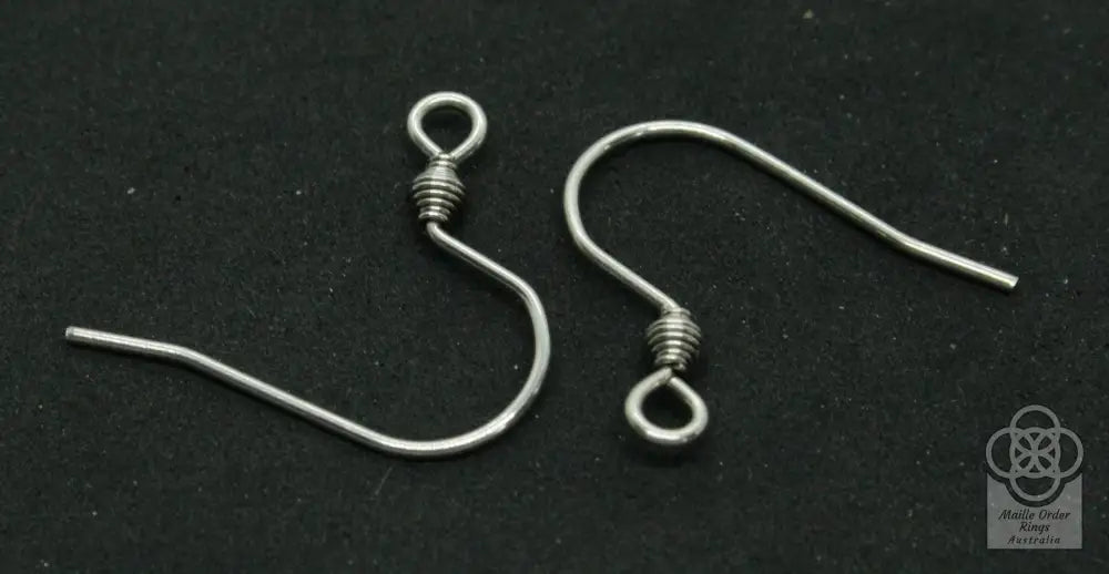French Ear Wires / Hooks (Curve) - Maille Order Rings Australia
