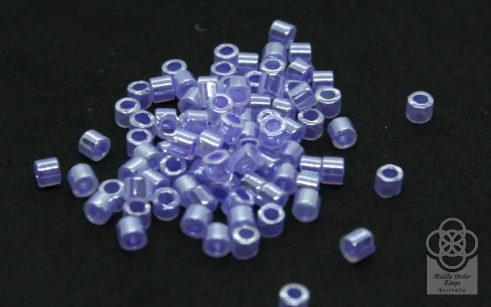 Miyuki 10/0 Delica Seed Beads Purple Ceylon (Dmb0249)